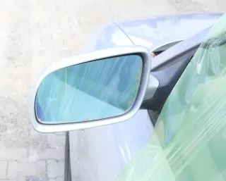 Audi A3 8L elektrischer Spiegel Außenspiegel links mit Glas silber grau LY7M - Bild 1