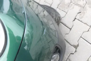 VW Lupo 6x Stoßstange vorne Frontstoßstange Stoßfänger grün LA6N - Bild 6