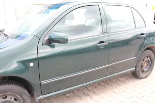 Skoda Fabia 6Y Kombi + Limousine Tür vorne links Fahrertür grün LF8C ohneAnbaute - Bild 1