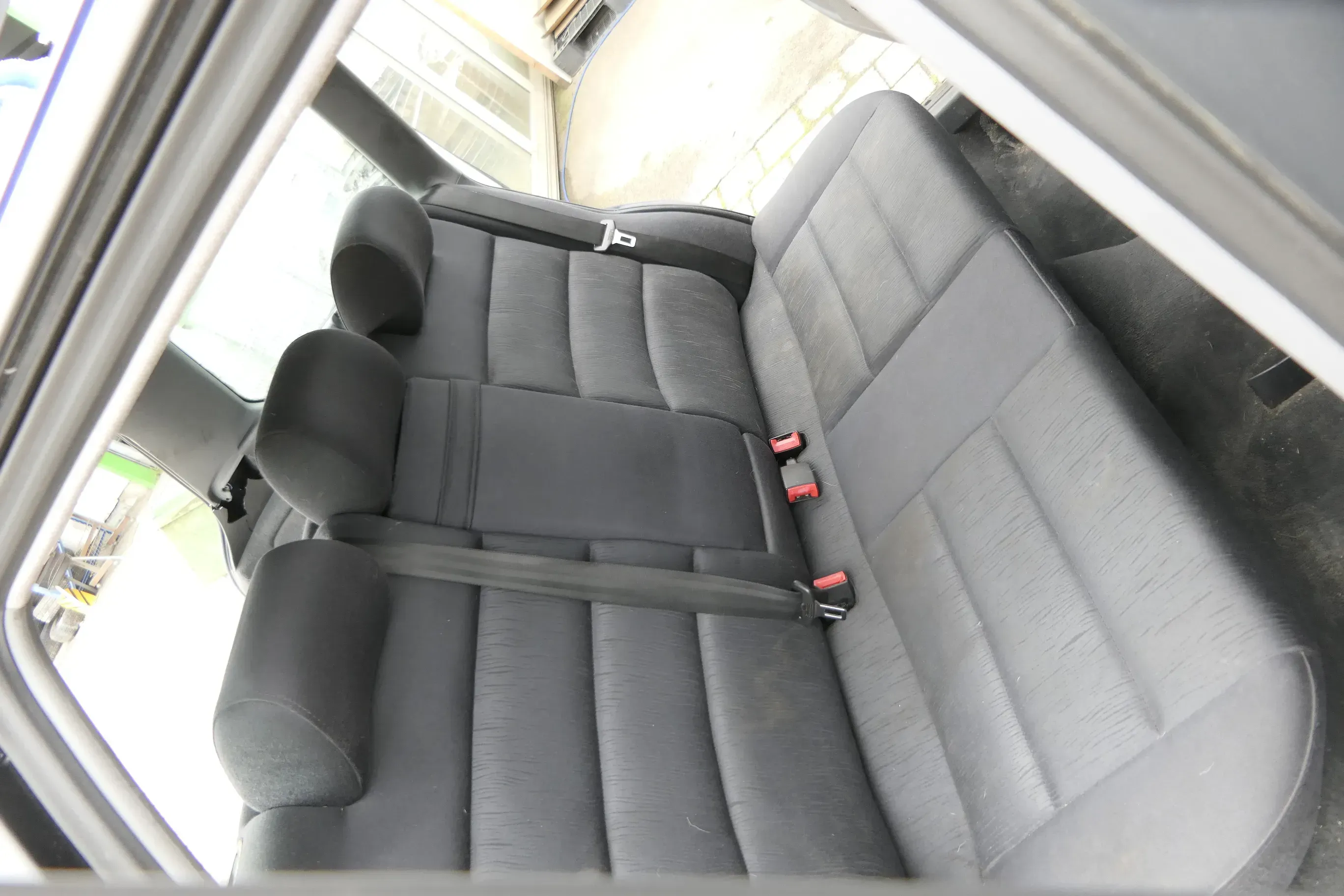 Audi A4 B5 Sitz Sitze hinten Rückbank Rücksitzbank Kombi schwarz Sitzflä - Bild 1