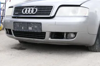 Audi A6 4B Frontstoßstange Stoßstange vorne Stoßfänger grau LY7Q Facelift - Bild 3