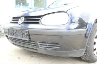 VW Golf 4 1J Stoßstange vorne Stoßfänger vorn schwaz LC9Z Frontstoßstange - Bild 7