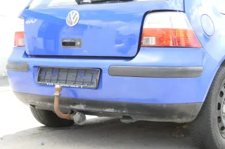 VW Golf 4 Limousine Stoßstange hinten Heckstoßstange Stoßfänger blau LW5Z 159934 - Bild 4