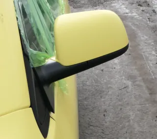 VW Polo 9N 9N3 elektrischer Spiegel Außenspiegel links vorne gelb LD1B - Bild 2