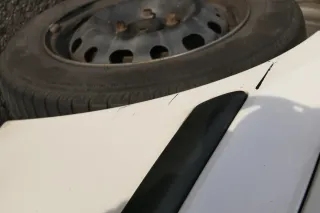 VW Polo 6N2 Stoßstange hinten Heckstoßstange Stoßfänger weiß LB9A - Bild 8