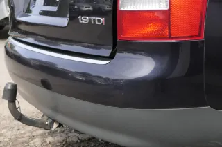 Audi A4 8E B6 Kombi Avant Stoßstange hinten mit Spoiler schwarz blau LZ5L - Bild 5