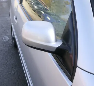 VW Lupo 6X Arosa manueller Spiegel Außenspiegel rechts silber LA7W grau - Bild 2
