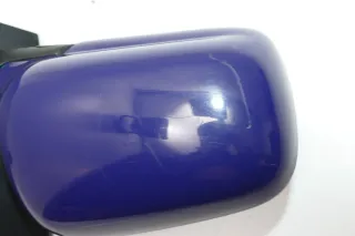 VW Polo 6N manueller manuell Spiegel Außenspiegel rechts mit Glas blau LD5D 720 - Bild 2