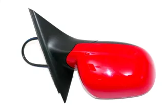 VW Passat 3B 3BG elektrischer Spiegel Außenspiegel rechts ohne Glas rot LY3D - Bild 2