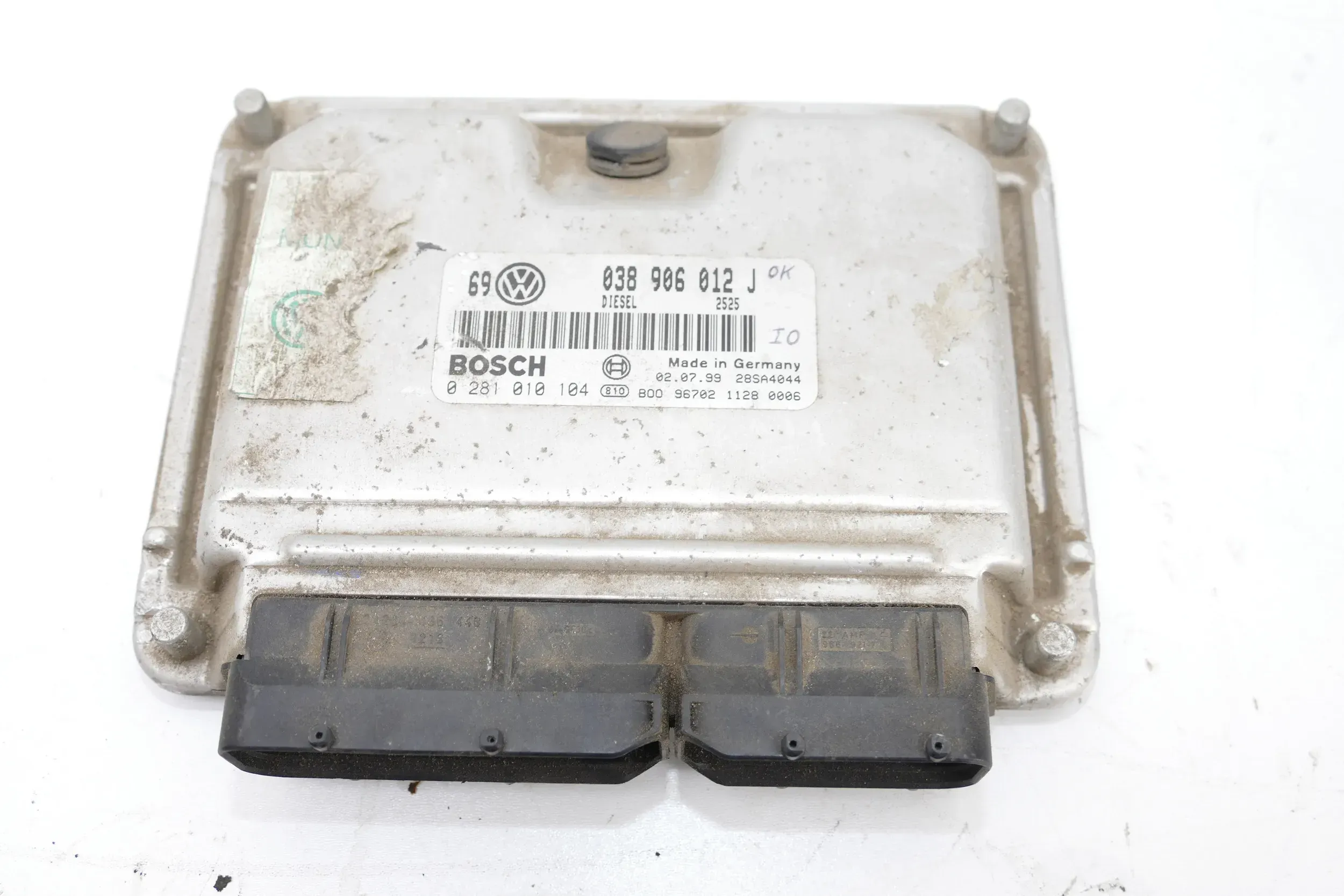 VW Golf 4 Bora Steuergerät 1,9 SDI 50kw 68PS AQM Motor 038906012J Diesel - Bild 1