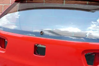 Seat Ibiza 6K Heckklappe Klappe hinten Kofferraumklappe rot LP3G 1999-2001 - Bild 2