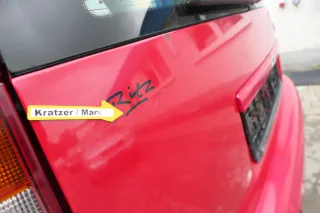 VW Polo Kombi Variant 6KV Heckklappe Klappe hinten Kofferraumklappe rot LY3D - Bild 5