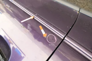 Audi A3 8L Tür Türblatt vorne rechts Beifahrertür lila merlin LZ3W  2/3-Türer - Bild 6