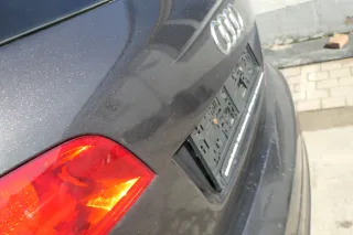 Audi Q7 4L Heckklappe hinten Kofferraumklappe mit Scheibe lavagrau grau LZ7L - Bild 6