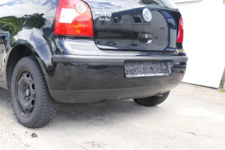VW Polo 9N 9N3 Stoßstange Heckstoßstange hinten schwarz L041 - Bild 5
