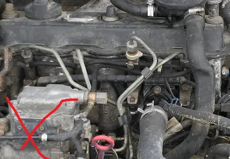 VW Golf 3 1E Leitungen Rohre für Einspritzt Leitung 1.9 TDI AEY AHU ALE 1Z Druck - Bild 1