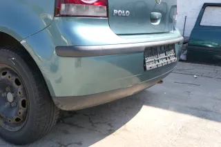 VW Polo 9N 9N3 Stoßstange Heckstoßstange hinten blau grün LA6L - Bild 4