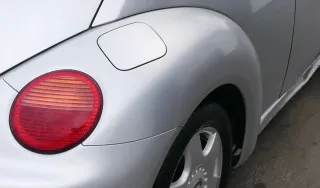 VW New Beetle 9C Kotflügel hinten rechts silber grau LG9R 1C0821302H - Bild 1