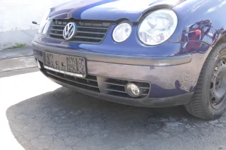 VW Polo 9N Stoßstange Frontstoßstange vorne blau LB5N - Bild 2