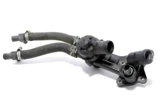 VW Polo 6R Ibiza 6J Thermostat Gehäuse Schlauch 1,2 03C121111B BZG - Bild 1