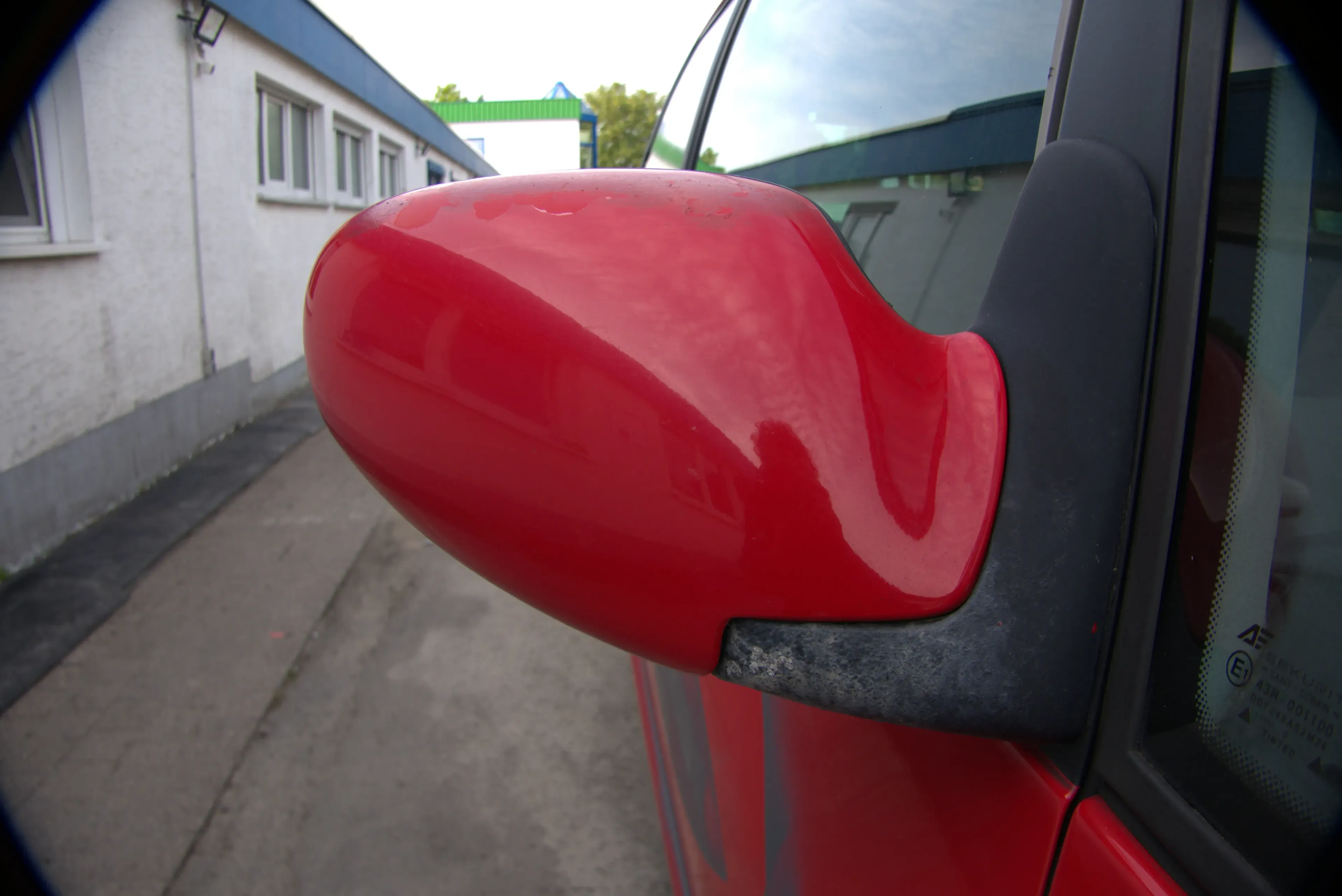 VW Sharan Alhambra elektrischer Spiegel Außenspiegel rechts rot Galaxy WGR Ford - Bild 1