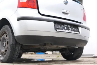 VW Polo 9N 9N3 Stoßstange Heckstoßstange hinten silber grau LA7W - Bild 7