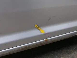 VW Touran 1T 1T3 Tür vorne rechts Beifahrertür silber LA7W - ohne Anbauteile - Bild 8