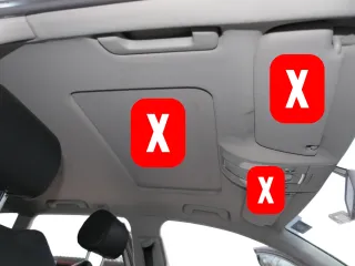 Audi A6 4F Avant Himmel Innenraum Decke Dachhimmel Dach oben silber Schiebedach - Bild 4