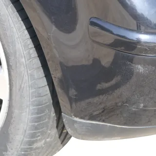 VW Polo 9N 9N3 Stoßstange Heckstoßstange hinten schwarz LC9Z     PDC - Bild 3