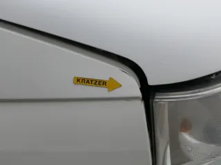 VW T5 7E 2 Facelift Kotflügel vorne rechts weiß R902 7H0821102E - Bild 4