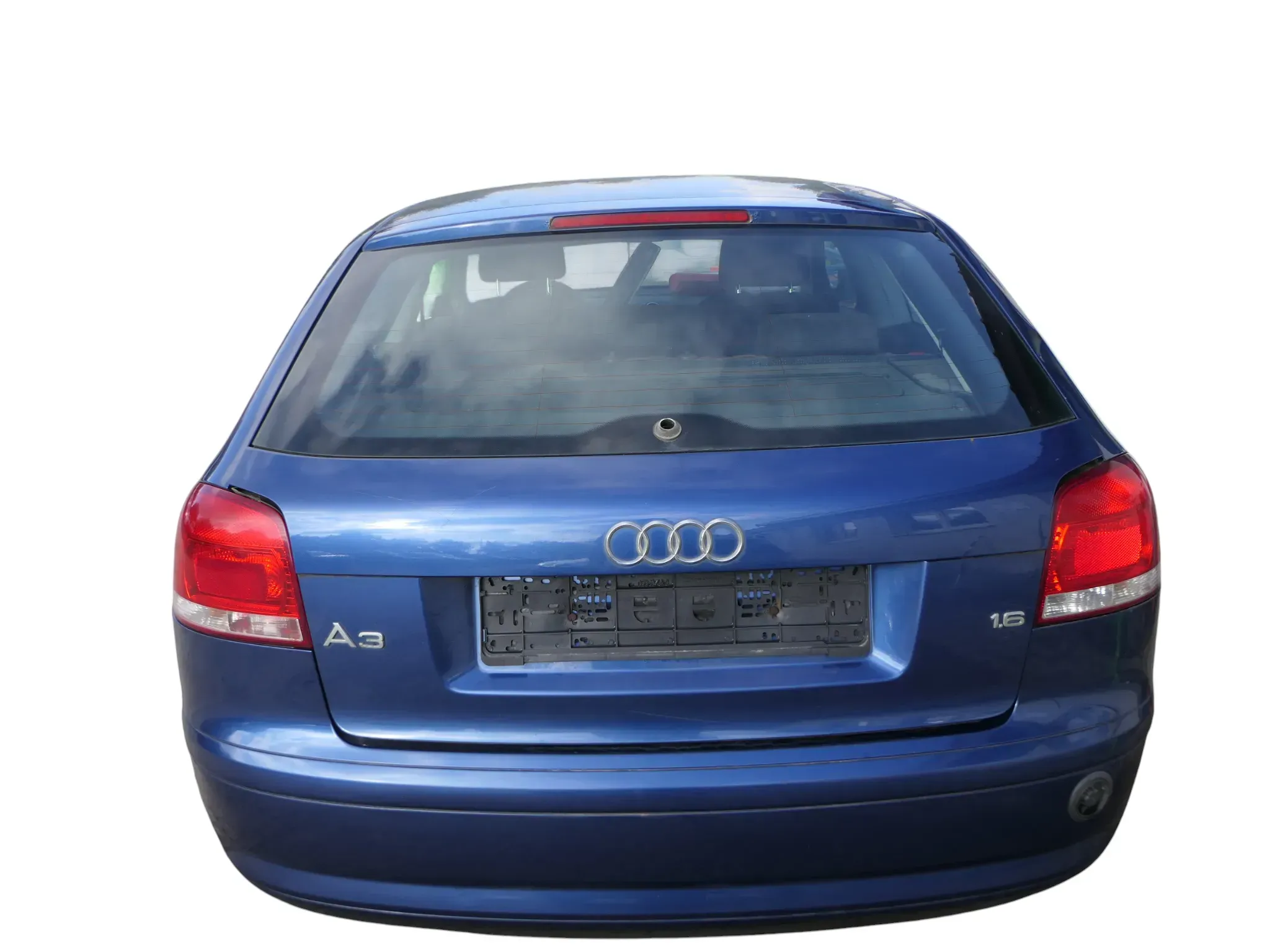 Audi A3 8P 2/3-Türer Heckklappe Klappe hinten blau LZ5C 2/3-Türer Scheibe - Bild 1