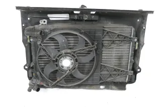 VW Fox Schloßträger Kühler Benziner Kondensator 5Z0805588G + Kondensator Klima - Bild 2