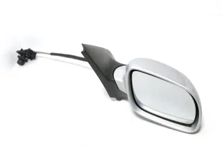 VW Golf 4 Bora manueller Spiegel vorne rechts Außenspiegel silber LB7Z mit Glas - Bild 1