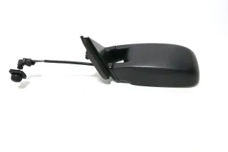 VW Passat 3A 35i mechansicher Spiegel Außenspiegel links mit Glas schwarz matt - Bild 3