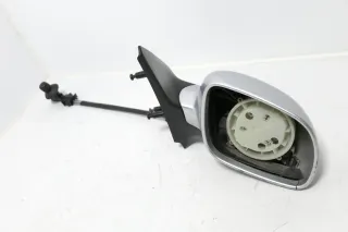 VW Polo 6N2 manueller Spiegel Außenspiegel rechts außen silber LA7W - Bild 1