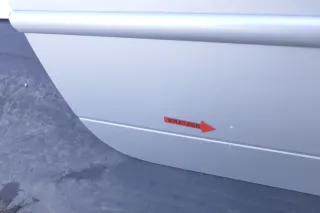 VW Lupo Seat Arosa Tür vorne rechts Beifahrertür silber grau LR7X  elektr.Fenste - Bild 3