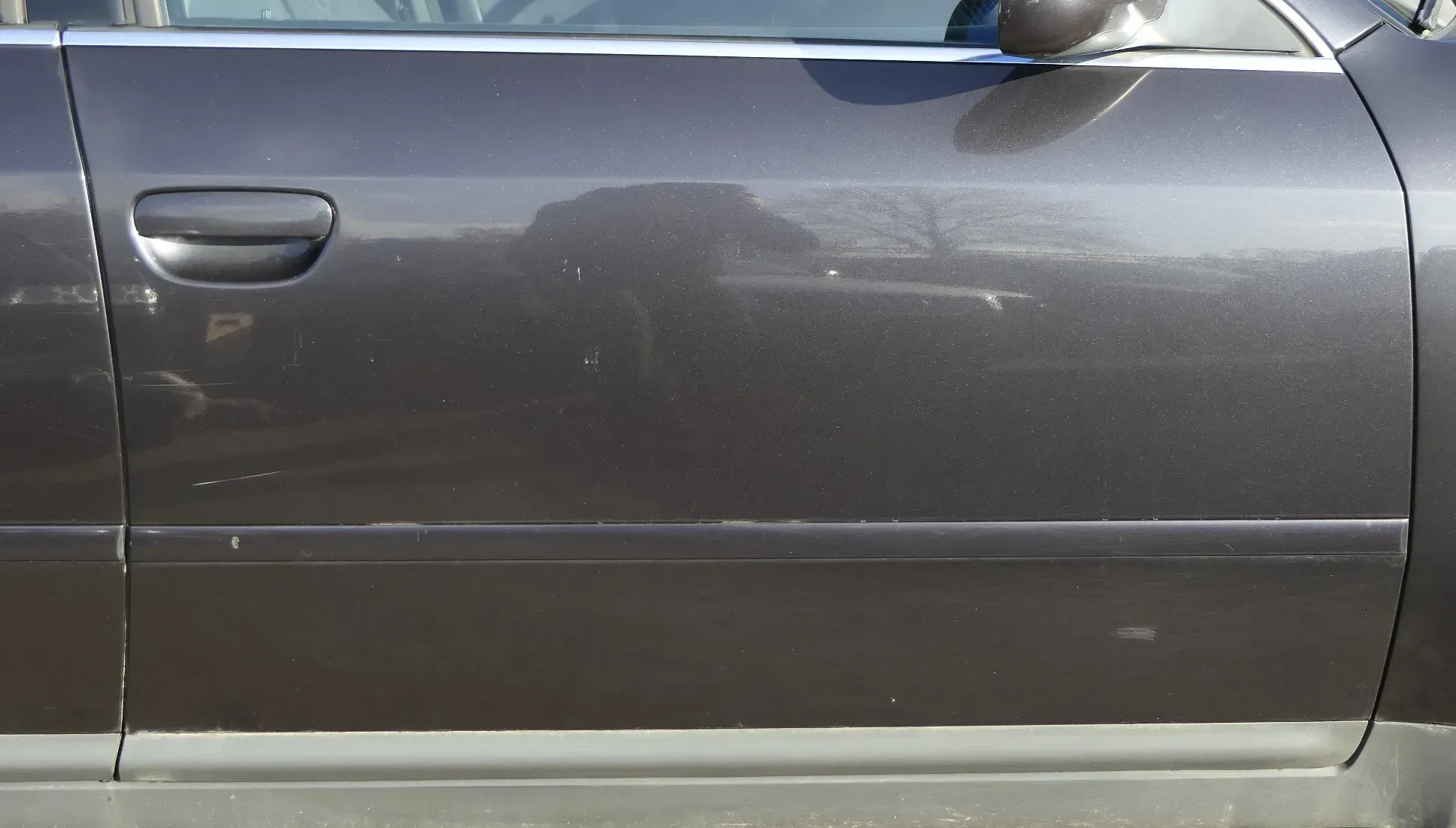 Audi A6 4B C5 Tür Türblatt vorne rechts Beifahrertür grau LZ4V - Bild 1