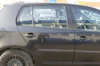 VW Golf 5 V 1K Tür Türrahmen hinten rechts 4/5-Türer schwarz LC9Z blackmagic - Bild 1