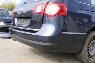 VW Passat 3C Kombi Stoßstange hinten Heckstoßstange Stoßfänger grau blau LC5F II - Bild 3