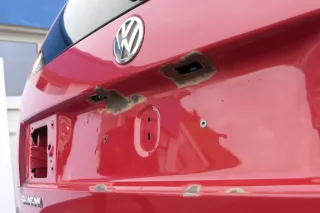 VW Sharan 7M 7M3 Heckklappe Scheibe  Klappe hinten ab Bj.2000 rot LD3W - Bild 6