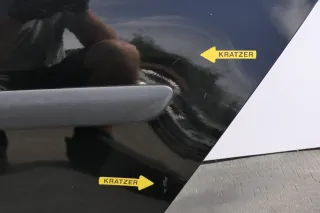 VW Golf 5 V 1K Tür nur das Türblatt hinten links 4/5-Türer schwarz L041 - Bild 3