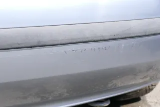 Skoda Fabia 6Y Schrägheck Stoßstange hinten Heckstoßstange silber grau LF7U - Bild 5
