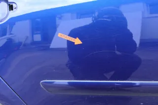 VW Golf 5 V 1K Tür nur Türblatt hinten rechts 4/5-Türer blau LD5Q - Bild 2