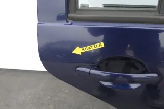 VW Golf 4 Bora Tür hinten rechts nur Kombi / Variant blau LB5N indigoblau 99,99 - Bild 4