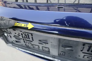 VW Polo 6N2 Stoßstange vorne Frontstoßstange Stoßfänger blau LB5N indigoblau - Bild 3