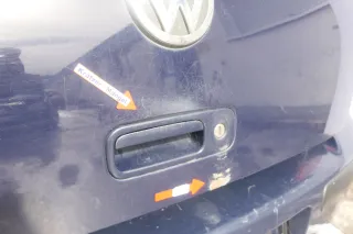 VW Golf 4 Limousine Heckklappe Kofferraumklappe Klappe hinten blau LA5G -ohneAnb - Bild 3