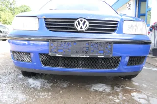 VW Polo 6N2 Stoßstange vorne Frontstoßstange Stoßfänger LA5C + Grill - Bild 1