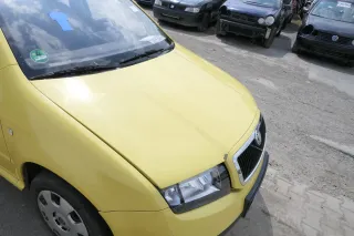 Skoda Fabia 6Y Motorhaube Klappe vorne gelb LF1R vorn     (OHNEgrill!) - Bild 2