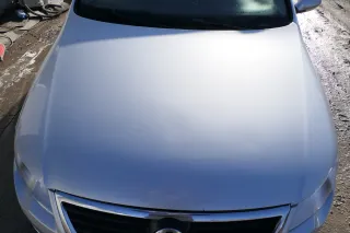 Passat 3C Motorhaube Klappe vorne vorn Haube silber grau LA7W reflexsilber -ROST - Bild 3