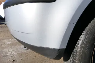 VW Polo 9N 9N3 Stoßstange Heckstoßstange hinten silber LA7W - Bild 8